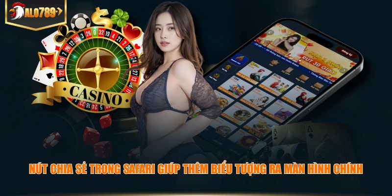 Nút Chia sẻ trong Safari giúp thêm biểu tượng ra màn hình chính